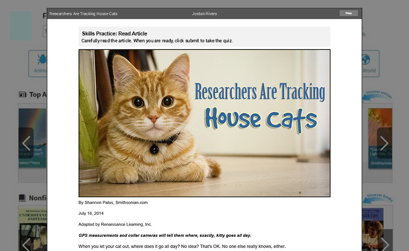 加速读者技能猫文章截图-非虚构的结果。
